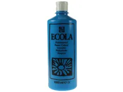 Plakkaatverf Ecola Flacon van 1000 ml Lichtblauw