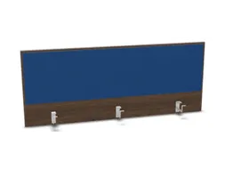 opzetpaneel bureau aanbouw achter NV bruin hickory blauw 1400mm