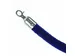 Afzetkoord Velours Blauw 1.5 meter met Chromen haken
