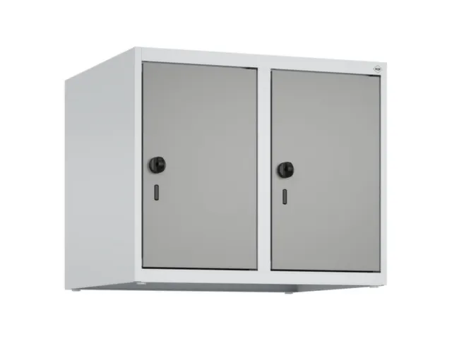 opzetkast,v. locker,2vak.,vak B 300mm,HxBxD 500x600x500mm,draaigrendel