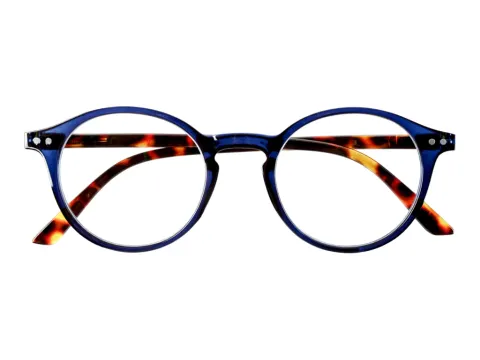 Leesbril I Need You +3.00dpt Sasha donkerblauw-tortoise
