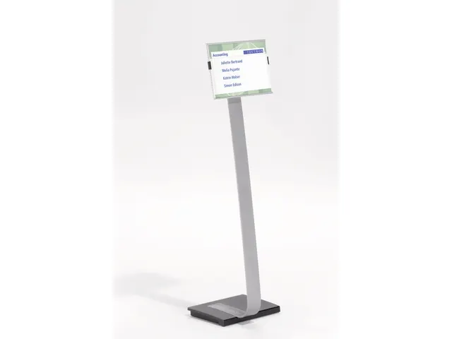 Vloerstandaard Durable Info Sign Stand A4 Aluminium