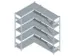 Rayonnage D'angle Hxlxp 2000X1360/1415X435Mm Charge Maxi/élément 900