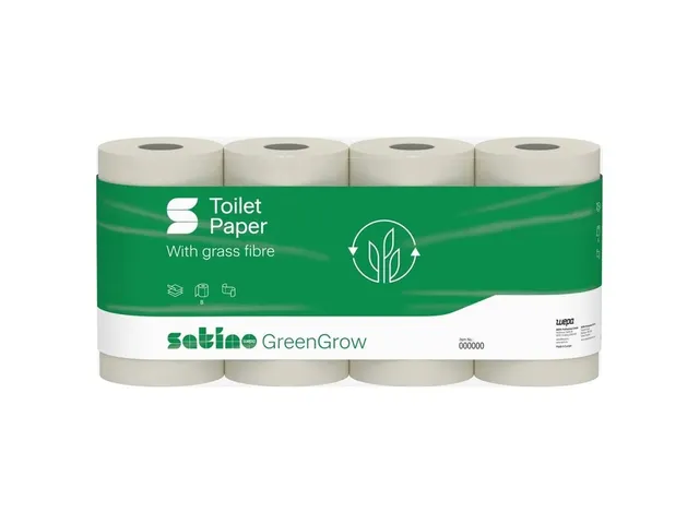 Toiletpapier BlackSatino GreenGrow CT10 3-laags 8 Rol