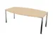 vergadertafel,HxBxD 740x2000x1200mm,vatvormig,NE-esdoorn