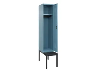 locker met bank,HxBxD 2120x400x815mm,1vak,vak B 400mm,cilinderslot - 1