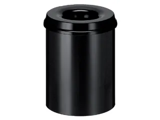 Papierbak met Vlamdover 15 liter 26cm x36cm Zwart - 1