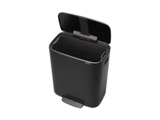 Bo Pedaalemmer 60 Liter Mat Zwart - 4