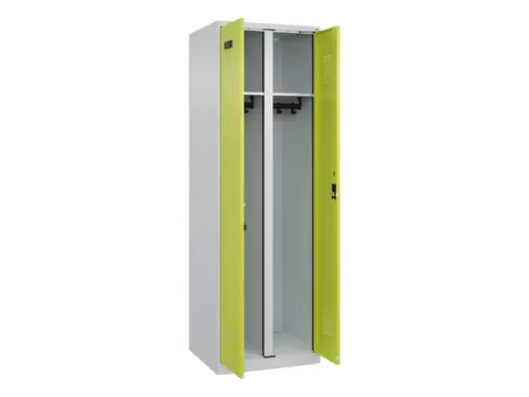 locker voor scheiding van kleding,HxBxD 1850x600x500mm,2vak