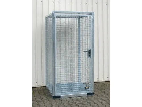 gasflessendepot,v. 32xØ 230mm fles,HxBxD 2260x2115x1155mm,m. deksel