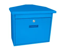 Wandbrievenbus Zamoran Blauw Staal