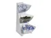 Dispenser rack 3-etages rvs