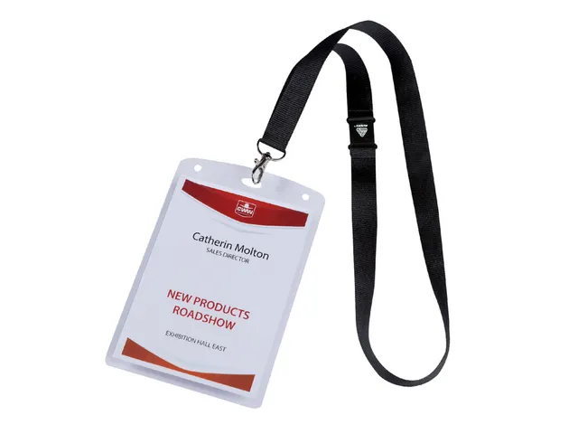 Avery 4834 Badgehouder lanyard set 105x148mm 10 stuks+12 kaarten