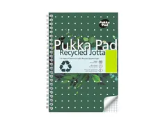 Notitieboek Pukka Jotta A5 ruit 5x5 55vel/110pagina's 80 gram groen