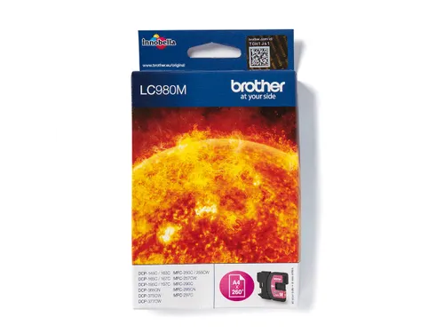 Inkcart Brother Lc-980 Rood