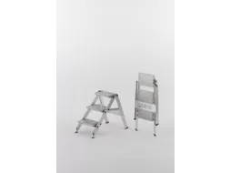 Veiligheids-Vouwtrap Aluminium Platform H 0 69M 3Treden Traanplaat
