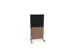 cloison de séparation Hxl 1545x800mm NT-cerise BN8033-noir