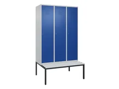 locker voor scheiding van kleding,HxBxD 2120x1200x815mm,3vak