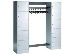 Garderobe Vakkenkastsysteem 1950x1870x480mm 10 Vakken 10 Hangers