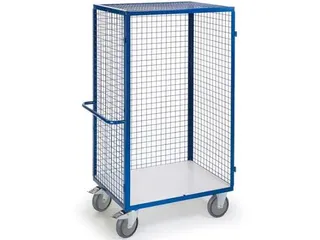 stellingwagen,draagverm. 600kg,laadvl. LxB 1215x800mm,houtplaat - 2