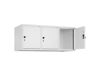 opzetkast,v. locker,3vak.,vak B 400mm,HxBxD 500x1200x500mm - 1