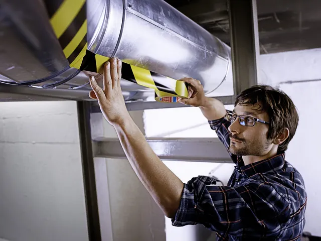 Markeringstape tesa Professional 60760 PV1 50mmx33m geel-zwart