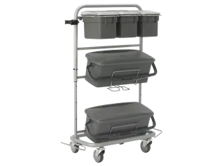 ErgoClean 580410 QSR trolley voor microvezelreiniging Slimline - 1
