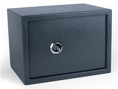 Kluis Pavo 352x250x250mm met stersleutel donkergrijs