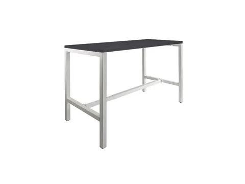 Domino Basic statafel 120x80cm 110cm houtprint schaduw 25mm alu