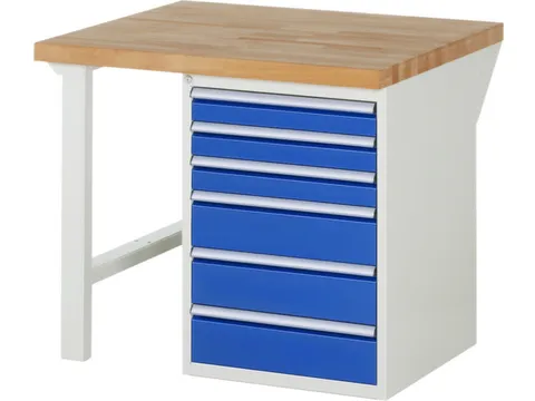 werkbank,HxBxD 890x1000x900mm,beukblad,draagverm. 750kg