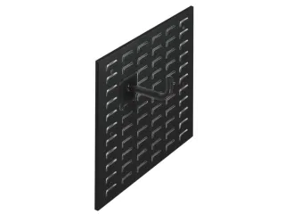 Gesleufde Plaat Staal Hxb 450x1500mm Liggend Ral 9005 Gitzwart - 2