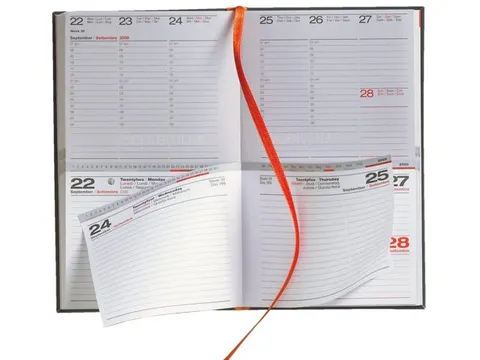 Agenda 2014 Twin Timer 025 Pocket Open Design