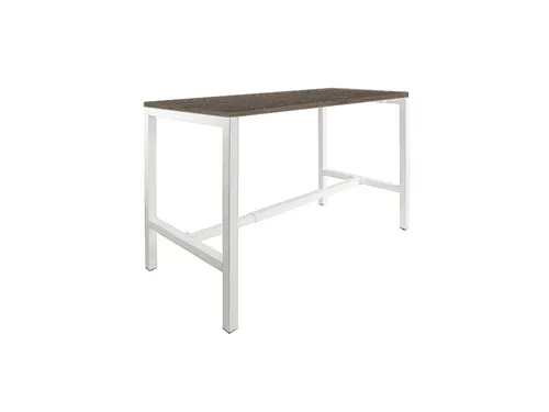 Domino Basic statafel 140x80cm 110cm Logan Eik 25mm Wit