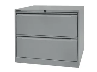 hangmappenkast HxBxD 711x800x622mm 2hangmappenframes zilver - 3