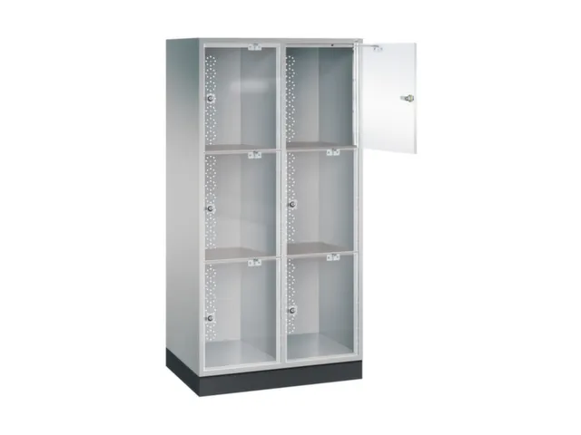 grootvolume-lockersysteem,HxBxD 1750x820x500mm,2x3vakken,cil.-slot