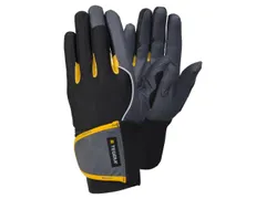 Tegera PRO 9195 precisiehandschoenen zwart/grijs/geel maat 11 6 paar