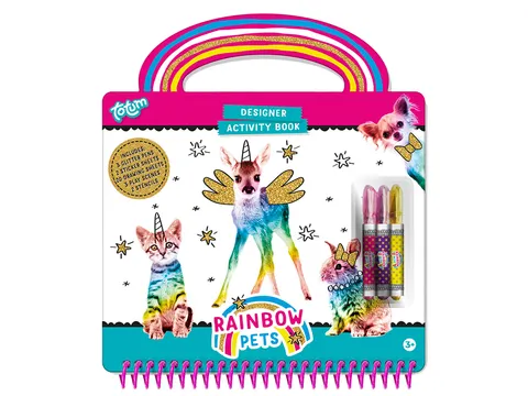Activiteitenboek Totum Rainbow Pets designer