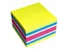 Memoblok info notes kubus 450 vel 75x75mm neon assorti 450 vel