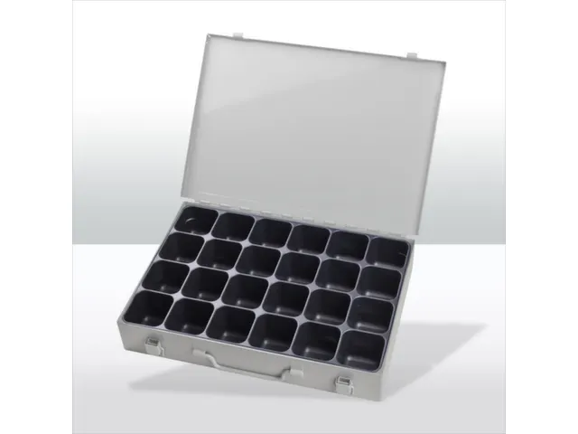 assortimentskoffer,HxBxD 50x335x240mm,24vakken