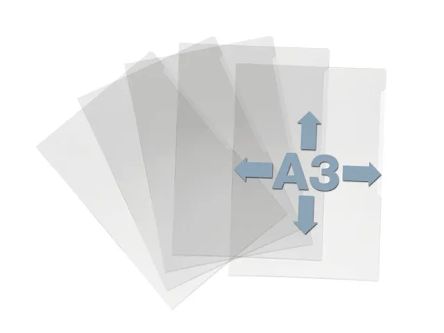 Pochette coin A3 transparente 30 micron