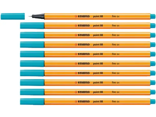Fineliner STABILO point 88/31 fijn lichtblauw