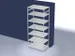 rayonnage modulaire,rayonnage départ,HxlxP 3000x1360x835mm