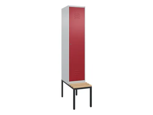 locker voor scheiding van kleding,HxBxD 2120x400x815mm,1vak