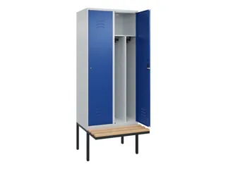 locker voor scheiding van kleding,HxBxD 2120x800x815mm,2vak - 2