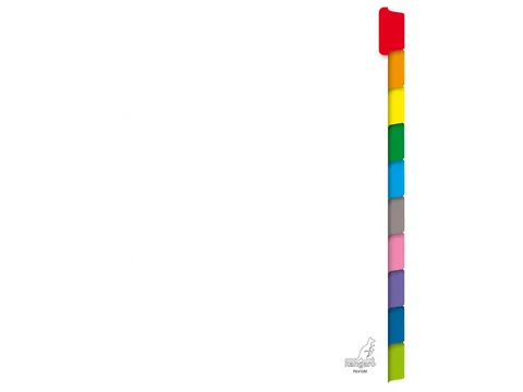 Tabbladen Kangaro 23-gaats PK410M 10-delig wit karton