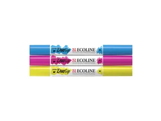 Duotip marker Ecoline primair set 3 kleuren - 2