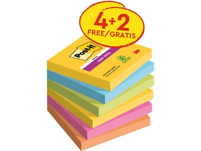 notes Carn 90 vel 76x76mm 4+2 GR