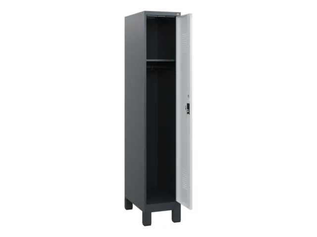 schoollocker,HxBxD 1630x300x500mm,1vak,vak B 300mm,cil.-slot,voeten
