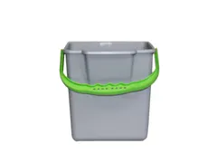 Emmer Kunststof Grijs/Groen Rechthoek 6 Liter