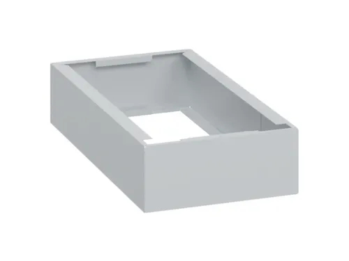 sokkel,HxBxD 100x250x500mm,kunststof,RAL7035,meerprijs